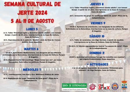 Imagen SEMANA CULTURAL DE JERTE 2024