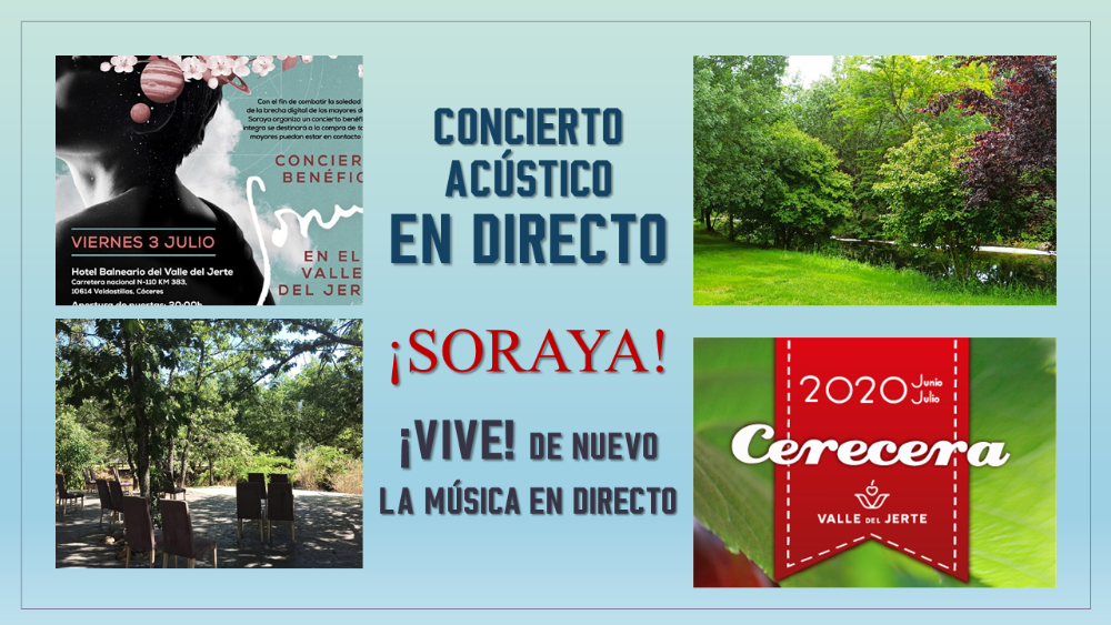 Imagen Concierto benéfico Soraya en el Valle del Jerte