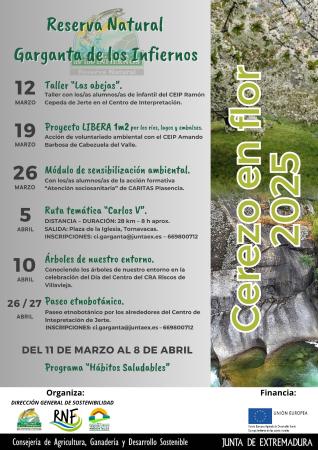 Imagen Reserva Natural Garganta de los Infiernos Cerezo en Flor 2025