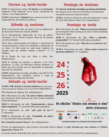 Imagen OTOÑO CON AROMA A VINO Y OTOÑADA 2025