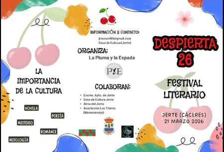 Imagen DESPIERTA'26. Festival Literario Valle del Jerte