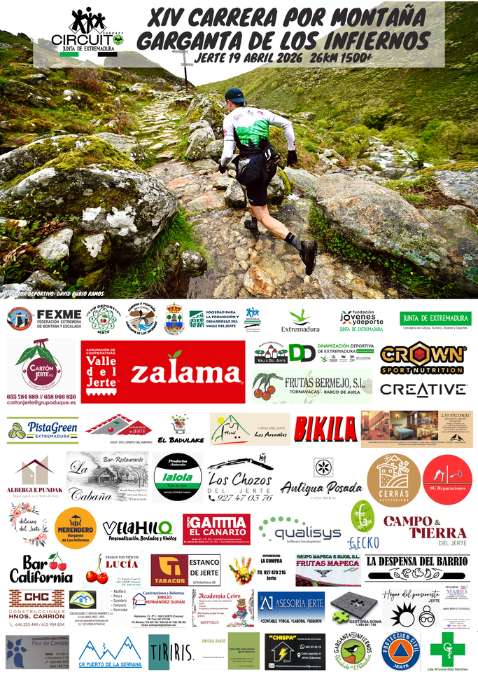 Imagen XIV CARRERA POR MONTAÑA GARGANTA DE LOS INFIERNOS