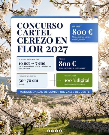 Imagen CONCURSO CARTEL CEREZO EN FLOR 2027